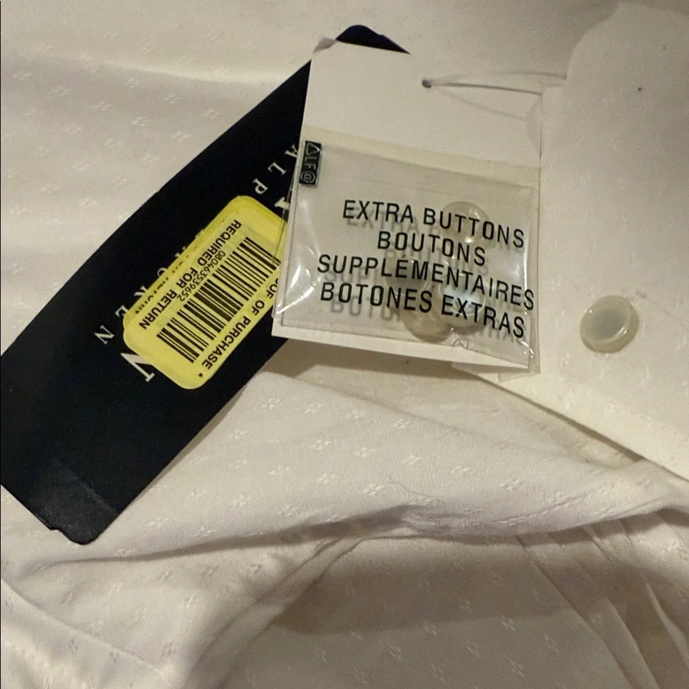 Ralph Lauren Elegant Cream Blouse - Picture 3 of 5